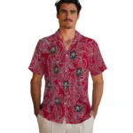 New Mexico Lobos Hawaiian Shirt – Leaf Outline