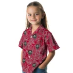 New Mexico Lobos Hawaiian Shirt – Leaf Outline