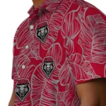 New Mexico Lobos Hawaiian Shirt – Leaf Outline