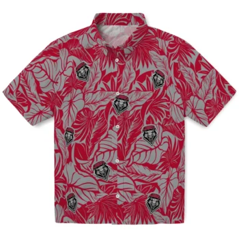 new mexico lobos monstera layer red hawaiian shirts best selling
