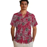 New Mexico Lobos Hawaiian Shirt – Monstera Layer