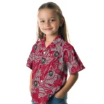 New Mexico Lobos Hawaiian Shirt – Monstera Layer