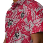 New Mexico Lobos Hawaiian Shirt – Monstera Layer
