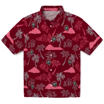 new mexico lobos palm and clouds red hawaiian shirts best selling
