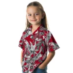 New Mexico Lobos Hawaiian Shirt – Palm Leaves