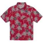 New Mexico Lobos Hawaiian Shirt – Palm Tree Motif