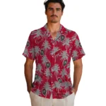 New Mexico Lobos Hawaiian Shirt – Palm Tree Motif
