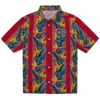 new mexico lobos paradise vines red hawaiian shirts best selling