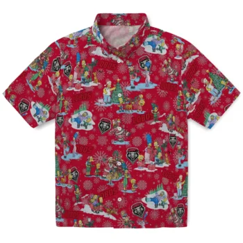 new mexico lobos simpsons christmas red hawaiian shirts best selling