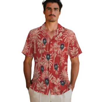 new mexico lobos palm shadows red hawaiian shirts fashion forward