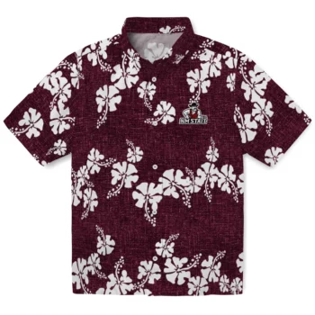 new mexico state aggies hibiscus petals crimson hawaiian shirts best selling