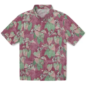new mexico state aggies anthurium overlay crimson hawaiian shirts best selling
