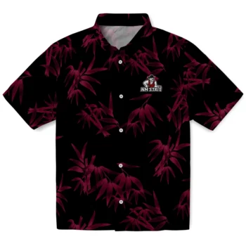new mexico state aggies bamboo branches crimson black hawaiian shirts best selling