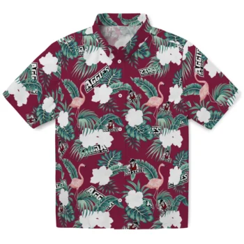 new mexico state aggies flamingo palms crimson hawaiian shirts best selling