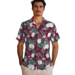 New Mexico State Aggies Hawaiian Shirt – Flamingo and Hibiscus