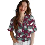 New Mexico State Aggies Hawaiian Shirt – Flamingo and Hibiscus