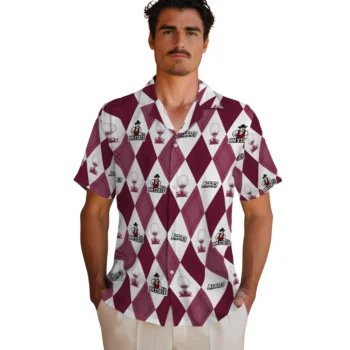new mexico state aggies balloon plaid crimson hawaiian shirts fashion forward