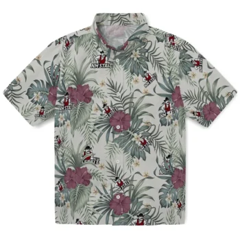 new mexico state aggies hibiscus designs beige hawaiian shirts best selling