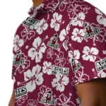 New Mexico State Aggies Hawaiian Shirt – Hibiscus Flower Design