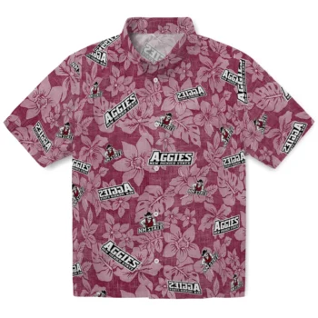 new mexico state aggies hibiscus oasis crimson hawaiian shirts best selling