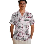 New Mexico State Aggies Hawaiian Shirt – Hibiscus Overlay