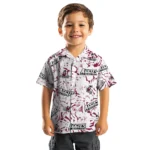 New Mexico State Aggies Hawaiian Shirt – Hibiscus Overlay