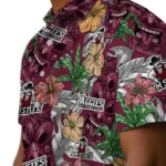 New Mexico State Aggies Hawaiian Shirt – Hibiscus Tiki Jungle