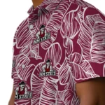 New Mexico State Aggies Hawaiian Shirt – Leaf Outline