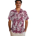 New Mexico State Aggies Hawaiian Shirt – Monstera Layer