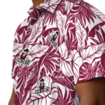 New Mexico State Aggies Hawaiian Shirt – Monstera Layer
