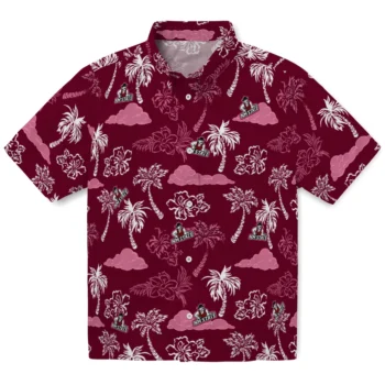 new mexico state aggies palm and clouds crimson hawaiian shirts best selling
