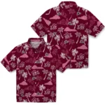 New Mexico State Aggies Hawaiian Shirt – Palm And Clouds