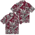 New Mexico State Aggies Hawaiian Shirt – Palm Leaves