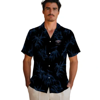 new orleans pelicans bamboo branches navy black hawaiian shirts fashion forward