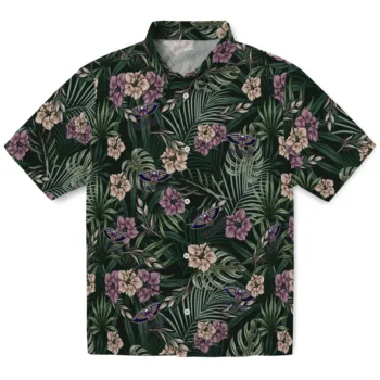new orleans pelicans hibiscus leaves pattern green hawaiian shirts best selling