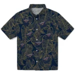 New Orleans Pelicans Hawaiian Shirt – Leaf Outline
