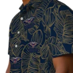 New Orleans Pelicans Hawaiian Shirt – Leaf Outline
