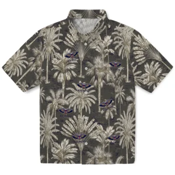 new orleans pelicans palm shadows navy hawaiian shirts best selling