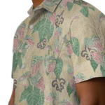 New Orleans Saints Hawaiian Shirt – Anthurium Overlay