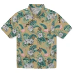New Orleans Saints Hawaiian Shirt – Flamingo and Hibiscus