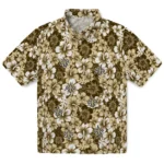 New Orleans Saints Hawaiian Shirt – Hibiscus Blooms