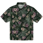 New Orleans Saints Hawaiian Shirt – Hibiscus Leaves Pattern