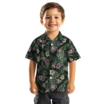 New Orleans Saints Hawaiian Shirt – Hibiscus Leaves Pattern