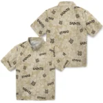 New Orleans Saints Hawaiian Shirt – Hibiscus Oasis
