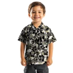 New Orleans Saints Hawaiian Shirt – Hibiscus Overlay