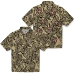 New Orleans Saints Hawaiian Shirt – Leaf Outline