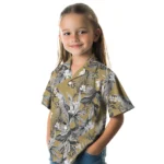 New Orleans Saints Hawaiian Shirt – Palm Leaves