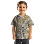 New Orleans Saints Hawaiian Shirt – Palm Leaves
