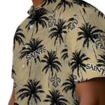 New Orleans Saints Hawaiian Shirt – Palm Tree Motif