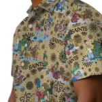 New Orleans Saints Hawaiian Shirt – Simpsons Christmas